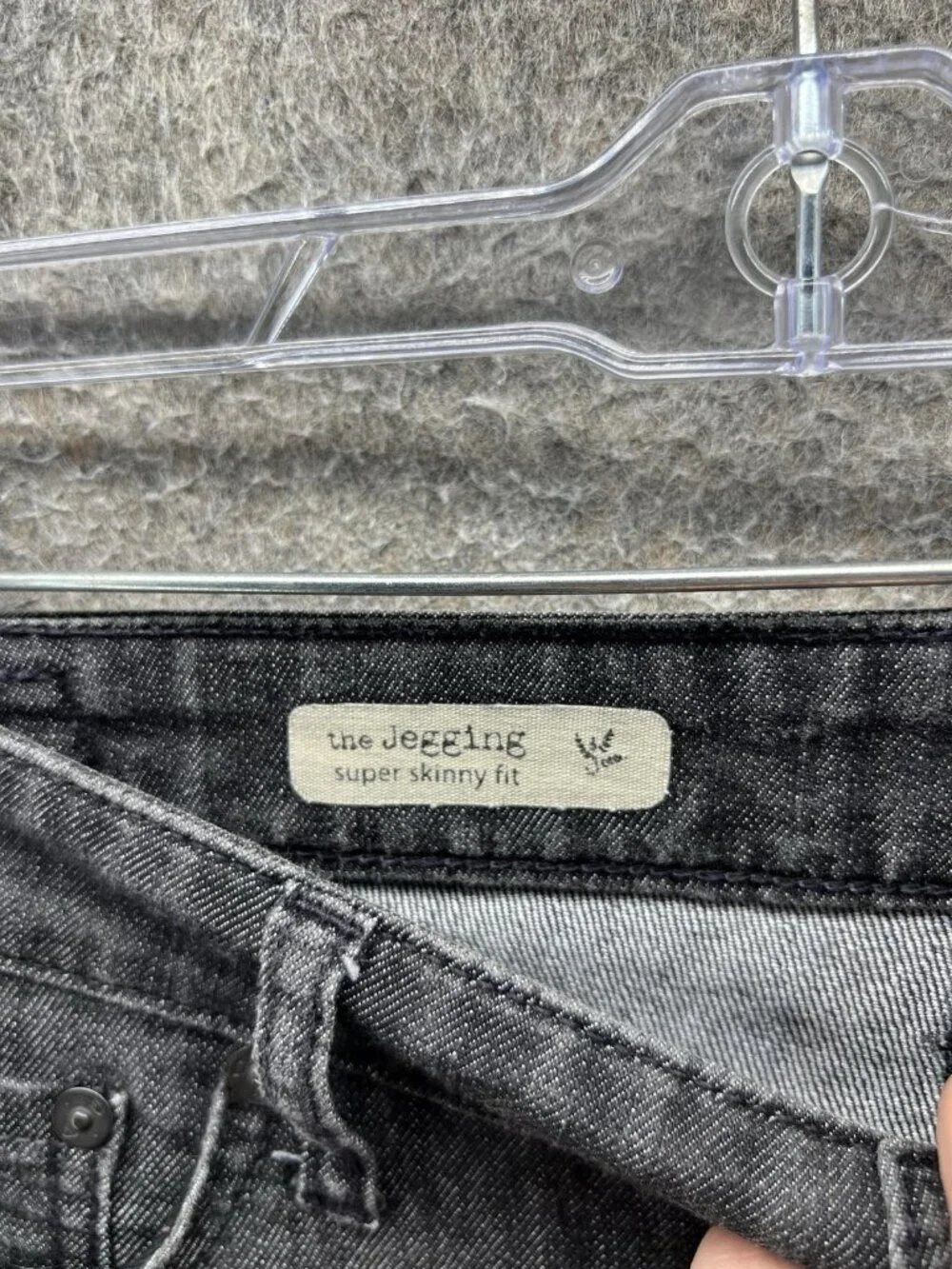 AG Adriano Goldschmied The Jegging Jeans Womens 32R Charcoal Wash Super Skinny